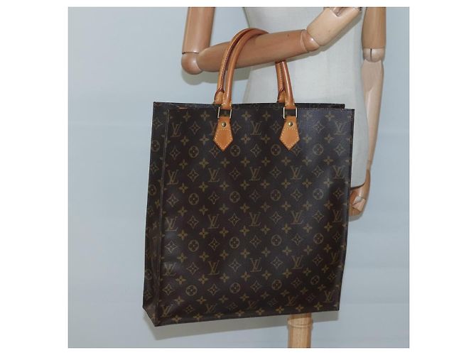 LOUIS VUITTON Borsa Sac Plat Monogram M51140 LV Auth 128308 Monogramma - vista 19