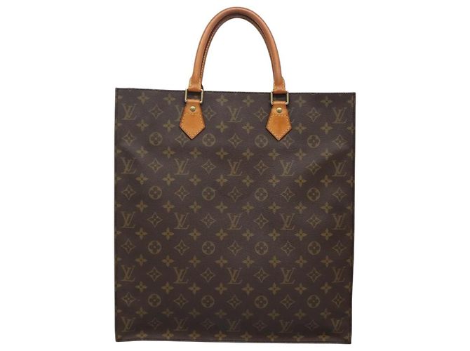 LOUIS VUITTON Borsa Sac Plat Monogram M51140 LV Auth 128308 Monogramma - vista 2