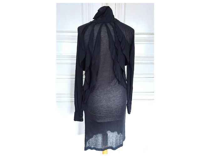 Antik Batik Mabillon Kleid Grau Wolle - Ansicht 10