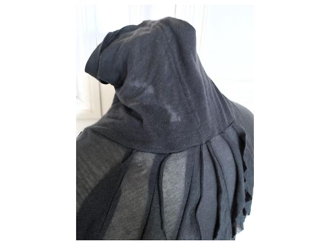 Antik Batik Mabillon Kleid Grau Wolle - Ansicht 12