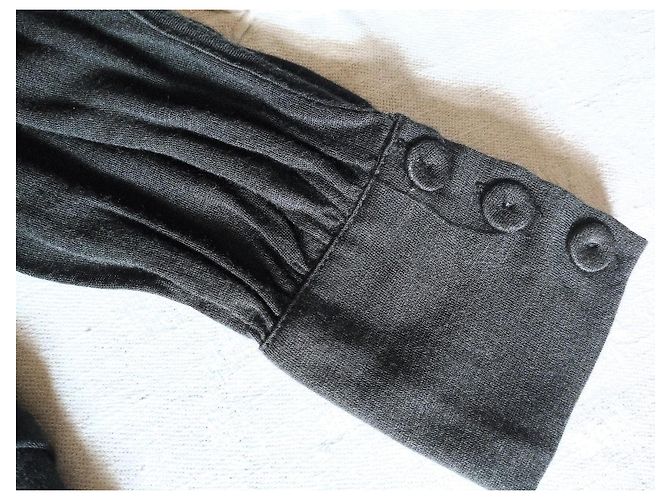 Antik Batik Mabillon Kleid Grau Wolle - Ansicht 16