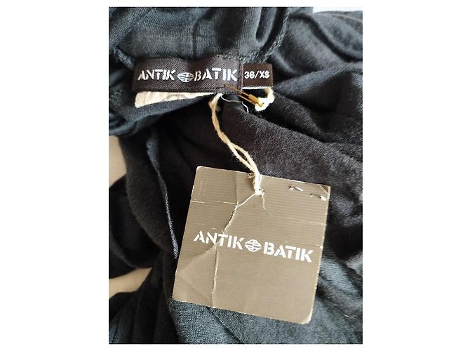 Antik Batik Mabillon Kleid Grau Wolle - Ansicht 18