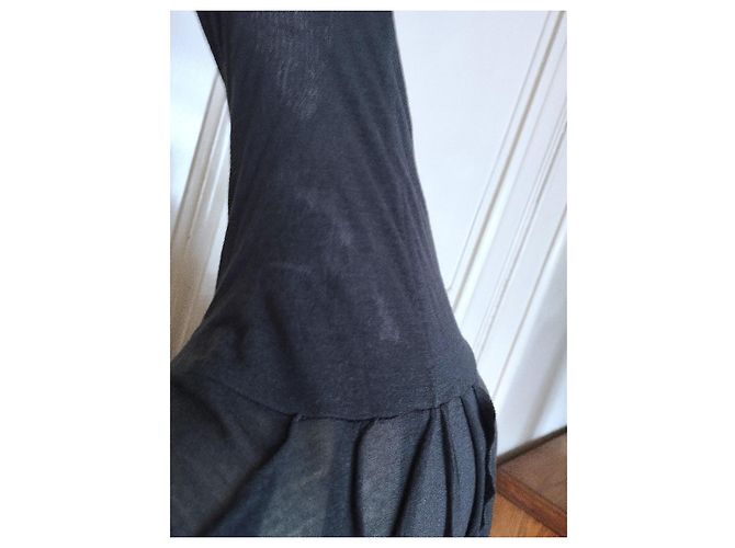 Antik Batik Mabillon Kleid Grau Wolle - Ansicht 9