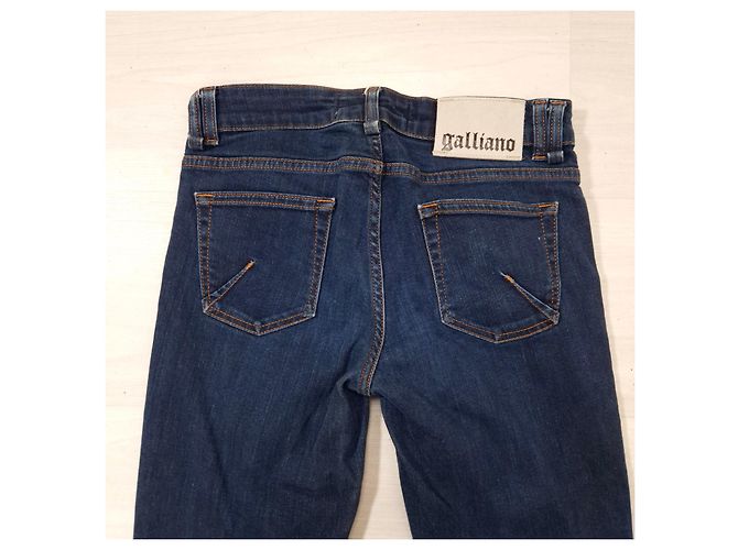 Jeans skinny Y2K Galliano Azul - vista 2