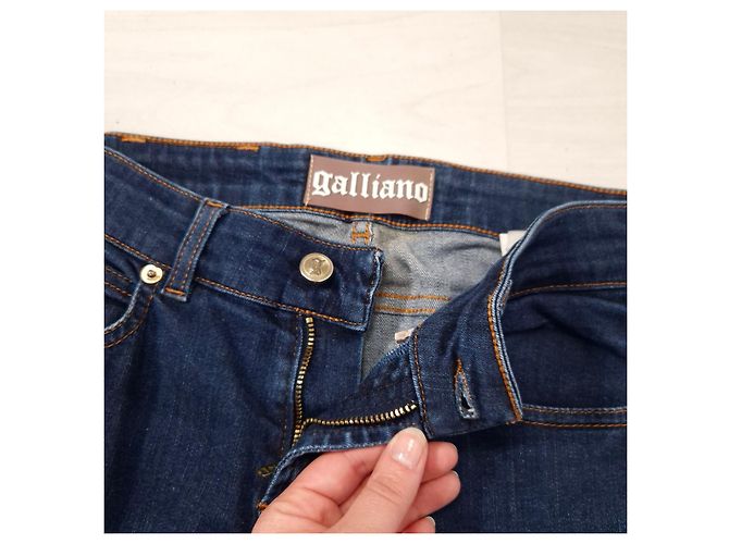 Jeans skinny Y2K Galliano Azul - vista 3