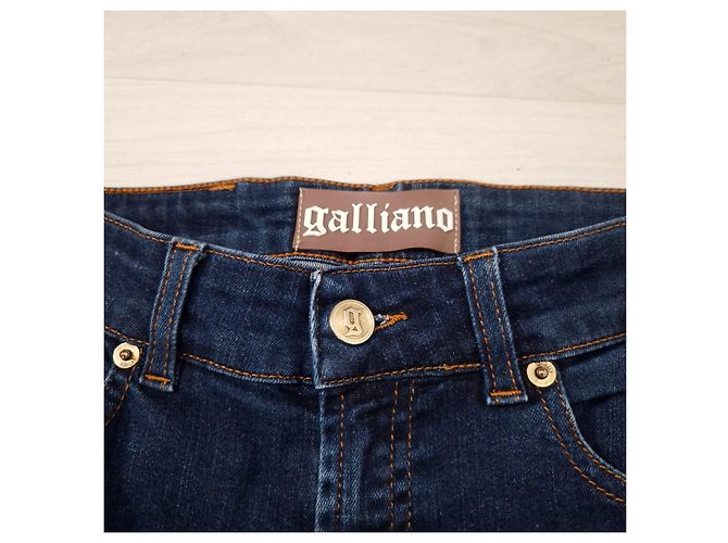 Jeans skinny Y2K Galliano Azul - vista 5