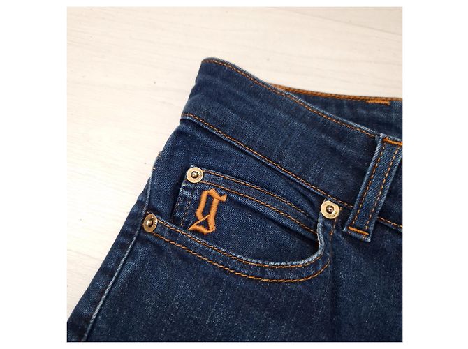 Jeans skinny Y2K Galliano Azul - vista 6