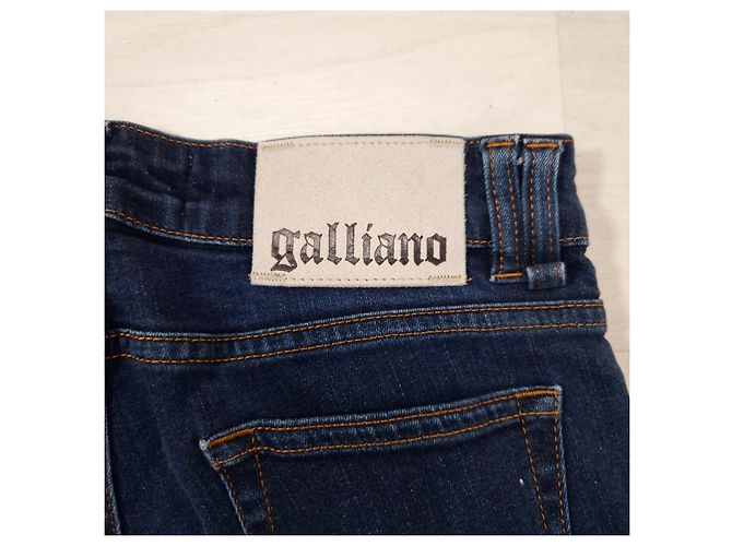 Jeans skinny Y2K Galliano Azul - vista 7