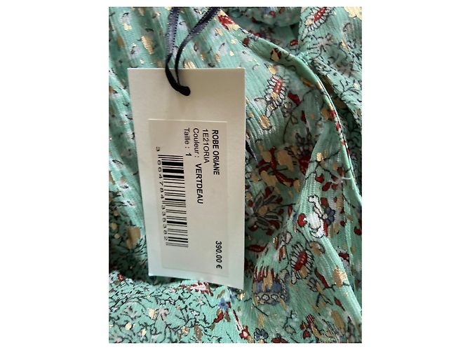 Vestido Ba&Sh Oriane verde de viscosa - vista 10