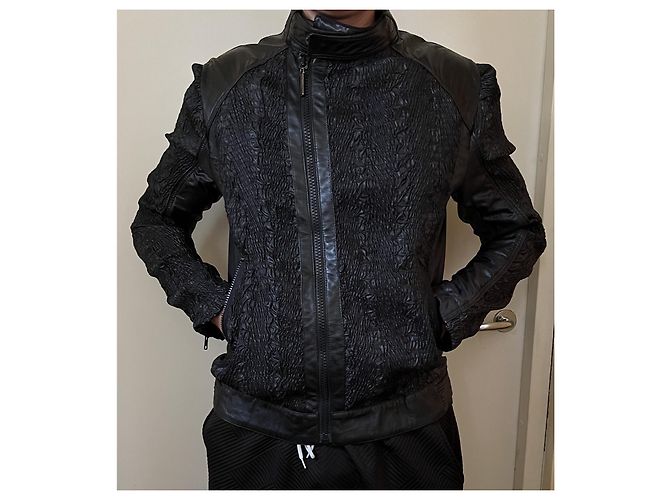 Giacca a vento Roberto Cavalli nera da uomo Nero - vista 9