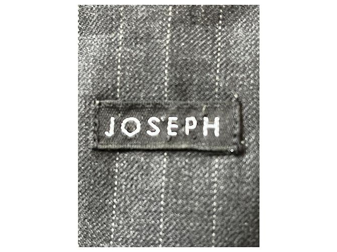 Joseph Vestido lápiz de lana a rayas "Estilo Ciudad" Gris - vista 5
