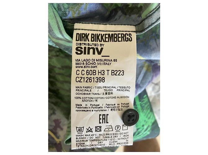 Dirk Bikkenbergs Camicia stampata floreale Bikkembergs Multicolore - vista 9