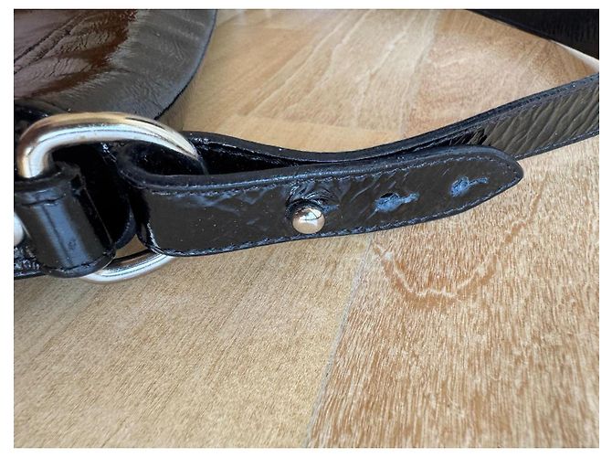 Borsa a mano D&G in vernice nera Nero - vista 8