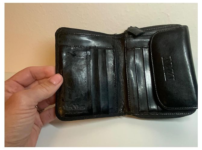 Cartera de cuero MAx Mara Negro - vista 5