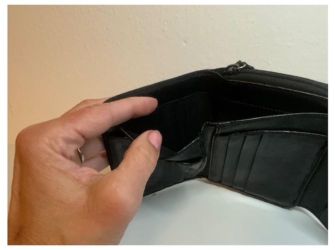 Cartera de cuero MAx Mara Negro - vista 9