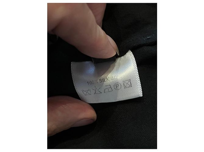 Joseph Abito in seta nera, da indossare, molto oversize Nero - vista 4