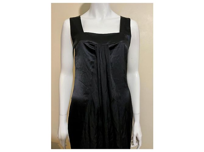 Joseph Vestido de seda Amarillis negro - vista 2