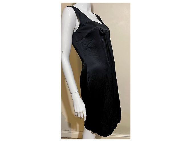 Joseph Vestido de seda Amarillis negro - vista 3