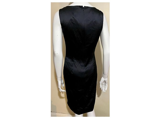 Joseph Vestido de seda Amarillis negro - vista 4