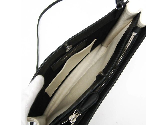Borsa a Spalla Pochette Navy Balenciaga Nero Bianco sporco - vista 3