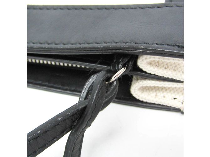 Borsa a Spalla Pochette Navy Balenciaga Nero Bianco sporco - vista 8