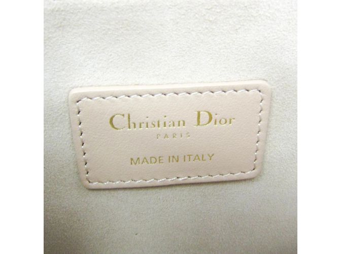 Pochette con Logo Striato Christian Dior Beige - vista 10