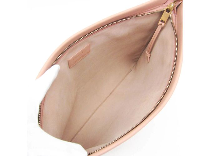 Pochette con Logo Striato Christian Dior Beige - vista 4