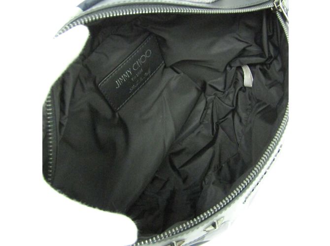 Marsupio/borsa a tracolla Jimmy Choo DERRY CNX con borchie a forma di stella Marrone Nero - vista 4