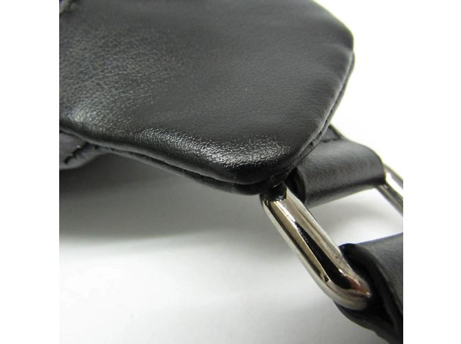 Marsupio/borsa a tracolla Jimmy Choo DERRY CNX con borchie a forma di stella Marrone Nero - vista 8