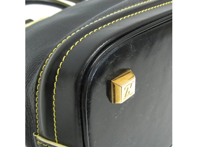 Borsa Louis Vuitton Suhali Lockit PM Nero - vista 4