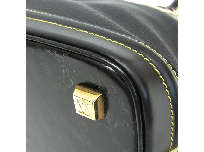 Borsa Louis Vuitton Suhali Lockit PM Nero - vista 5