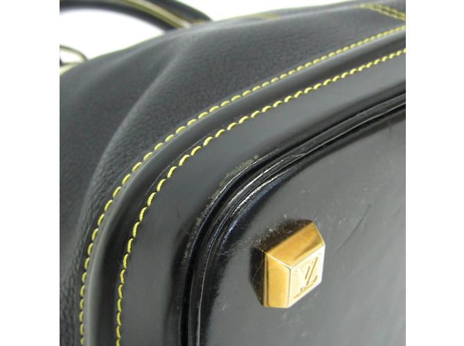 Borsa Louis Vuitton Suhali Lockit PM Nero - vista 6