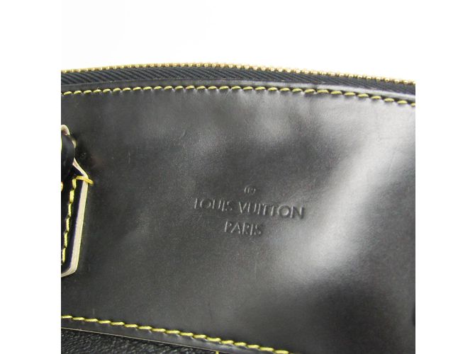 Borsa Louis Vuitton Suhali Lockit PM Nero - vista 7