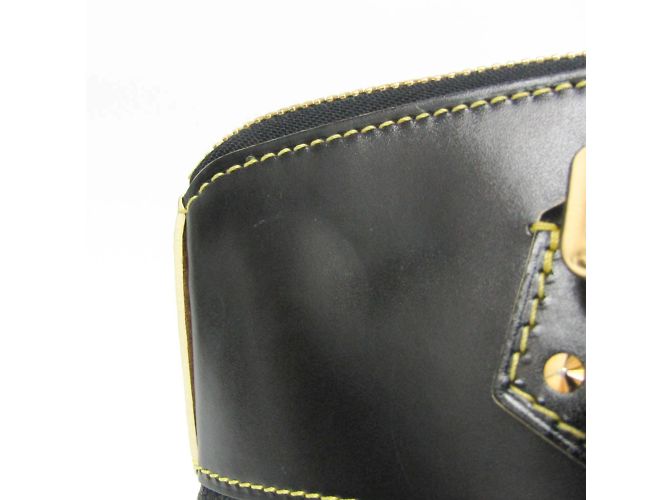 Borsa Louis Vuitton Suhali Lockit PM Nero - vista 8