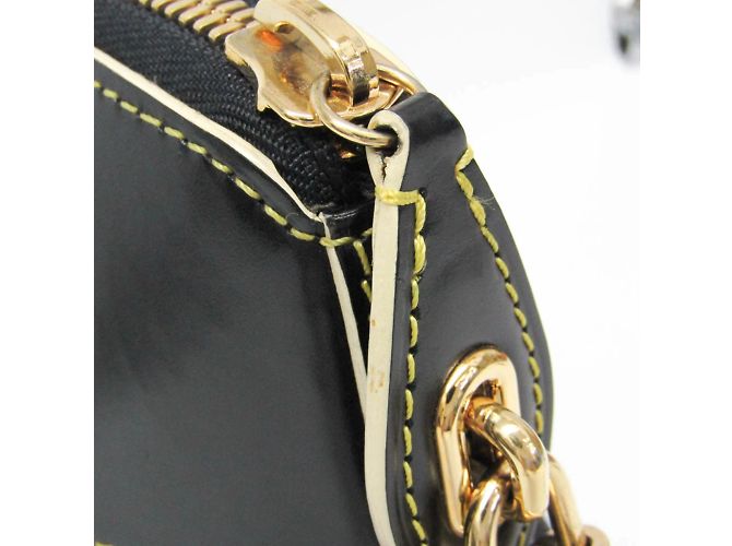 Borsa Louis Vuitton Suhali Lockit PM Nero - vista 9