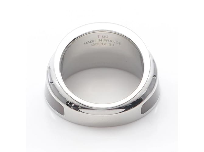 Ring Anillo Equus Hermès Castaño Plata - vista 3