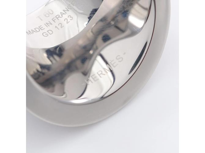 Ring Anillo Equus Hermès Castaño Plata - vista 4