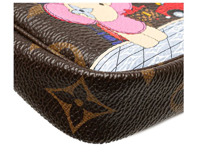 Mini Pochette Accessoires Vivienne Monogramma Marrone Louis Vuitton a Londra - vista 9