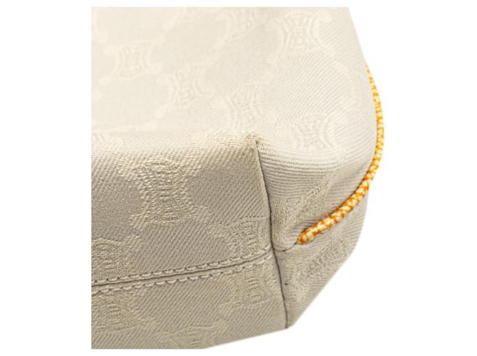 Céline Celine Graue Macadam Canvas Tote Braun - Ansicht 9