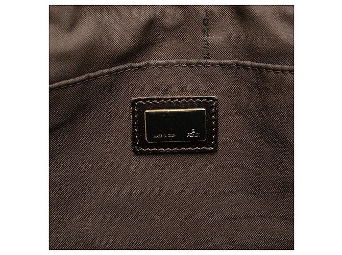 Fendi Braune Zucchino Canvas Tote - Ansicht 5