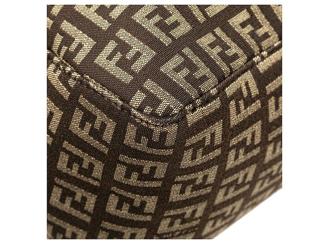 Fendi Braune Zucchino Canvas Tote - Ansicht 7