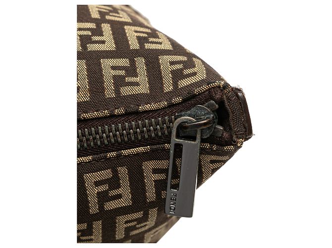 Fendi Braune Zucchino Canvas Tote - Ansicht 9