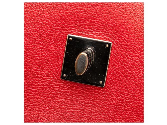 Twist Louis Vuitton Borsa Lockme II BB in pelle rossa Rosso - vista 11