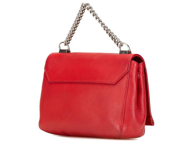 Twist Louis Vuitton Borsa Lockme II BB in pelle rossa Rosso - vista 2