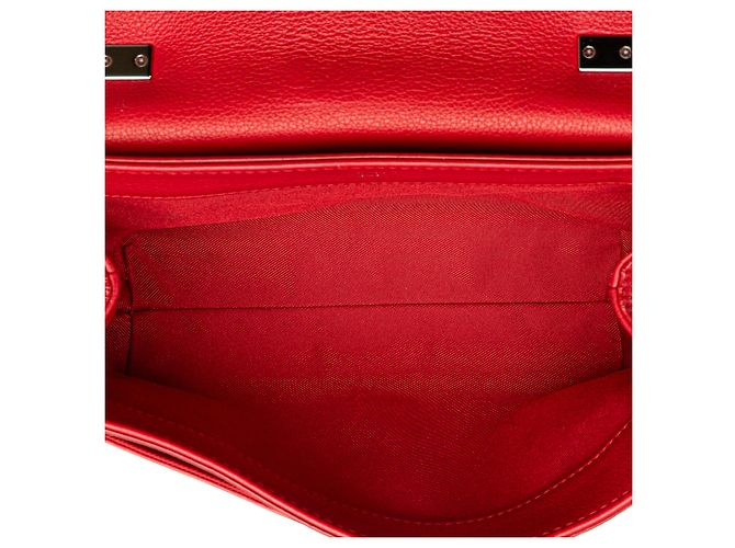 Twist Louis Vuitton Borsa Lockme II BB in pelle rossa Rosso - vista 4