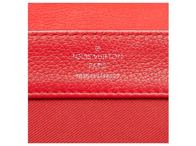 Twist Louis Vuitton Borsa Lockme II BB in pelle rossa Rosso - vista 5