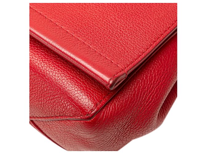 Twist Louis Vuitton Borsa Lockme II BB in pelle rossa Rosso - vista 9