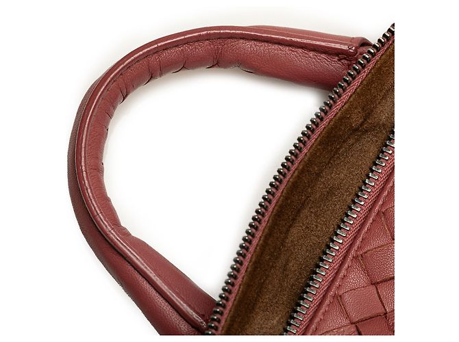 Bottega Veneta Bosto Intrecciato in Nappa Rosa - vista 4