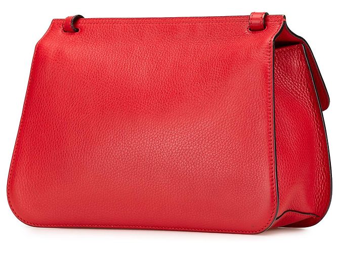 Gucci Rosso Medio Pelle Bamboo Daily Crossbody - vista 2
