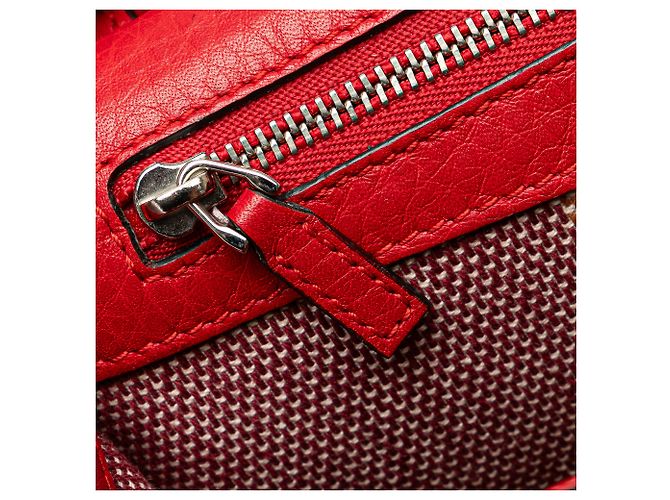 Gucci Rosso Medio Pelle Bamboo Daily Crossbody - vista 6